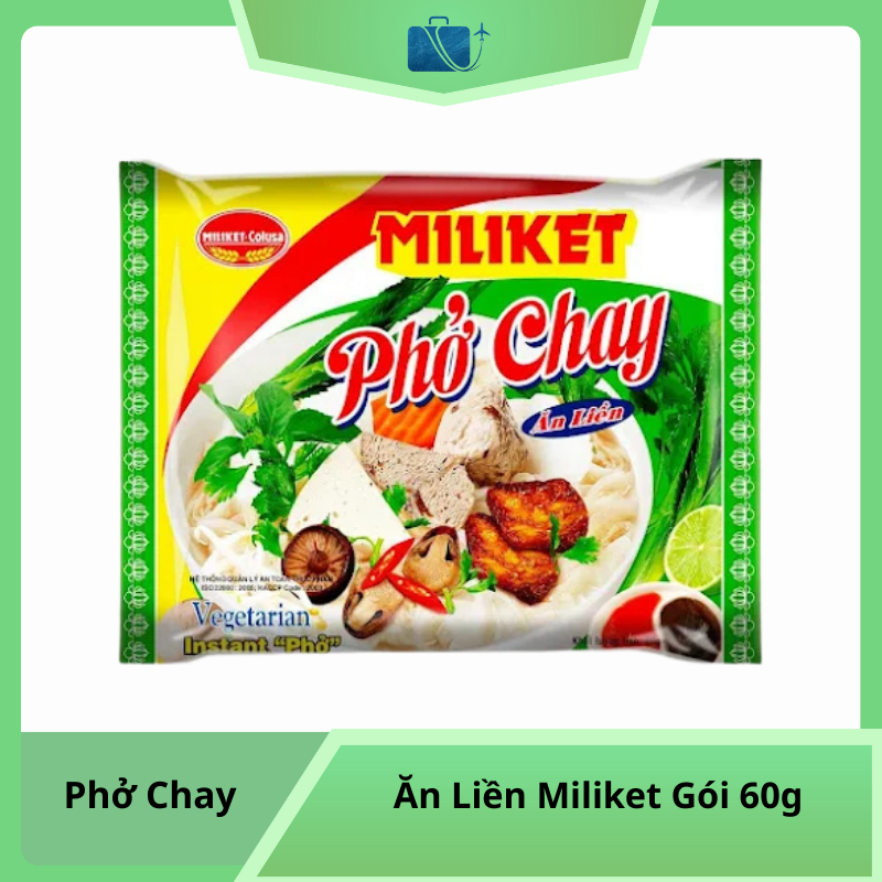Phở Chay Ăn Liền Miliket Gói 60g