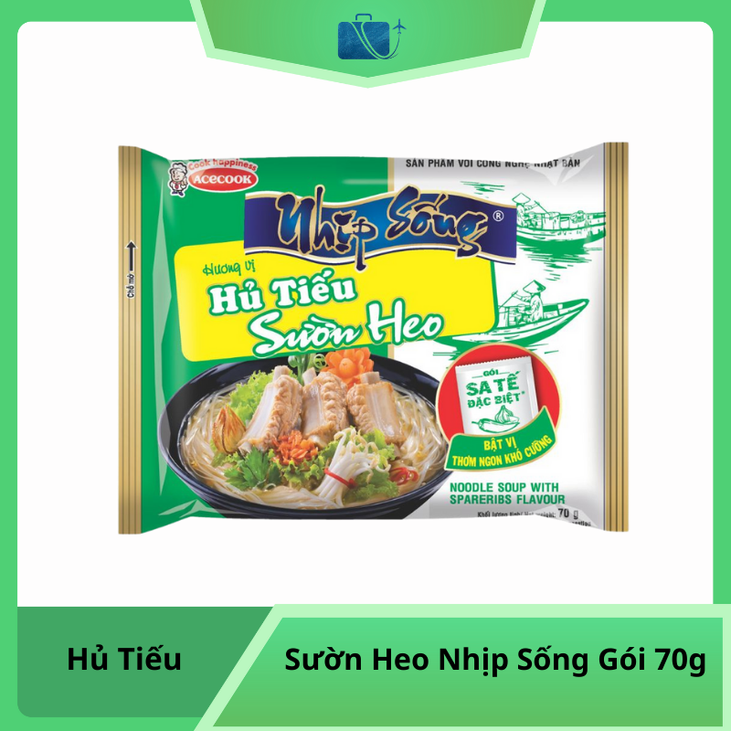 Hủ Tiếu Sườn Heo Nhịp Sống Gói 70g