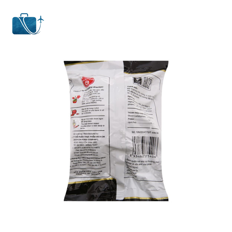  Gói Miến Khoai Lang Sườn Heo Vina Bích Chi 60g 2