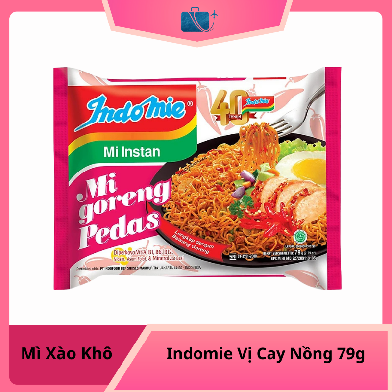 Mì Xào Khô Indomie Vị Cay Nồng 79g