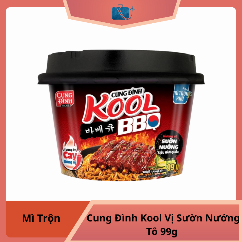 Mì Trộn Cung Đình Kool Vị Sườn Nướng Tô 99g