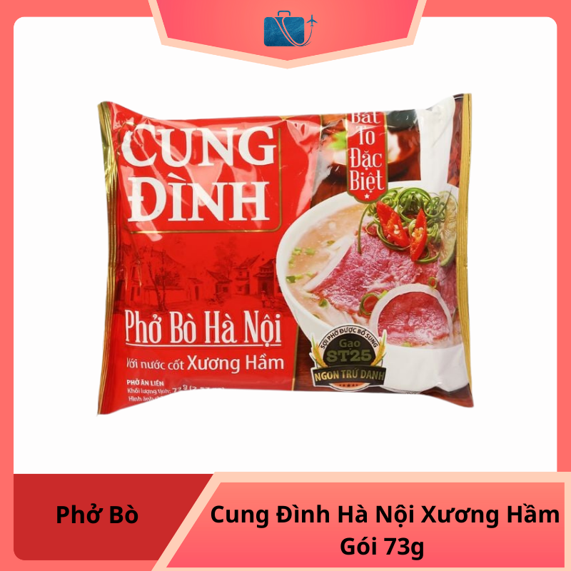 Phở Bò Cung Đình Hà Nội Xương Hầm Gói 73g