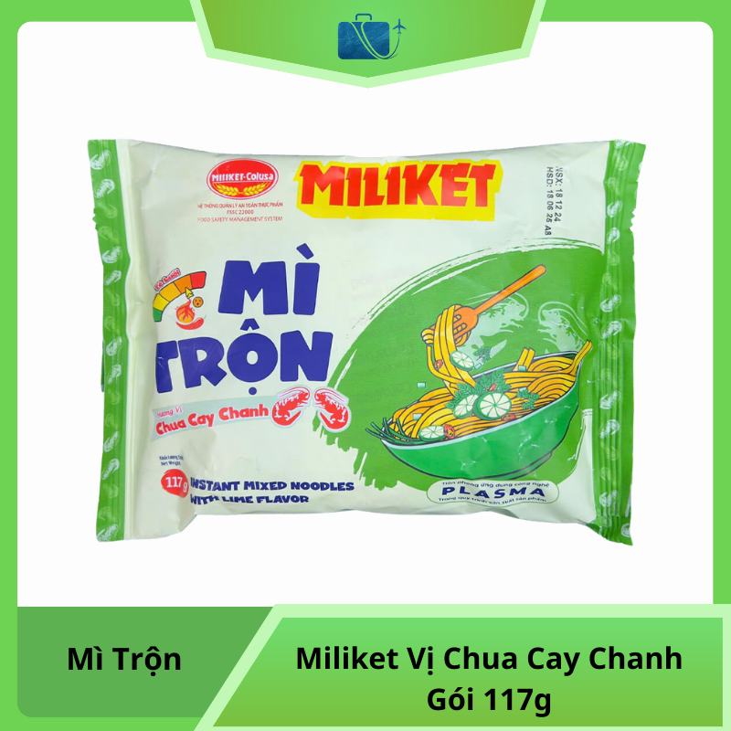 Mì Trộn Miliket Vị Chua Cay Chanh Gói 117g