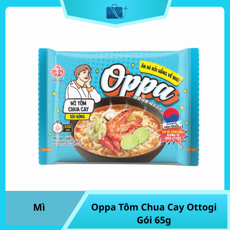 Mì Oppa Tôm Chua Cay Ottogi Gói 65g