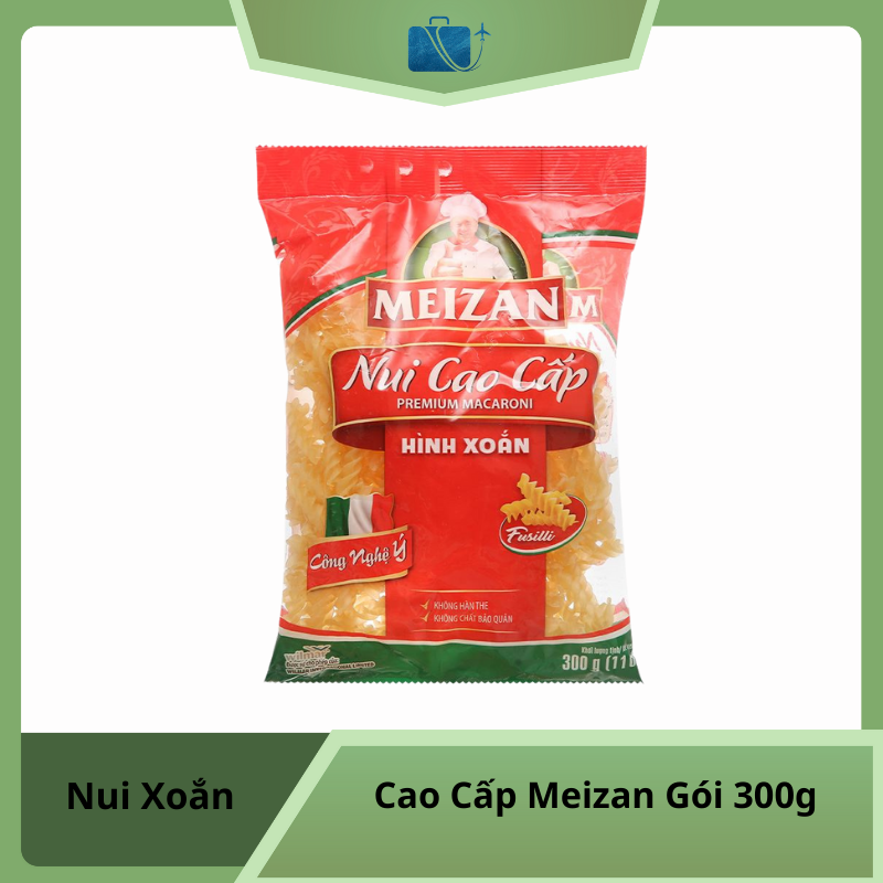 Nui Xoắn Cao Cấp Meizan Gói 300g