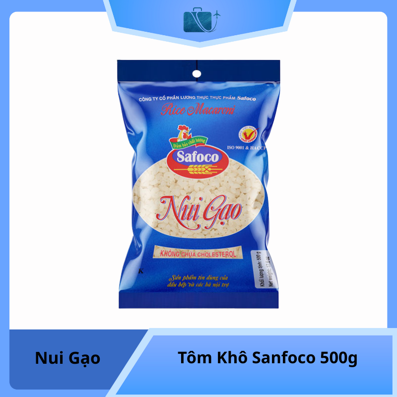 Nui Gạo Tôm Khô Sanfoco 500g