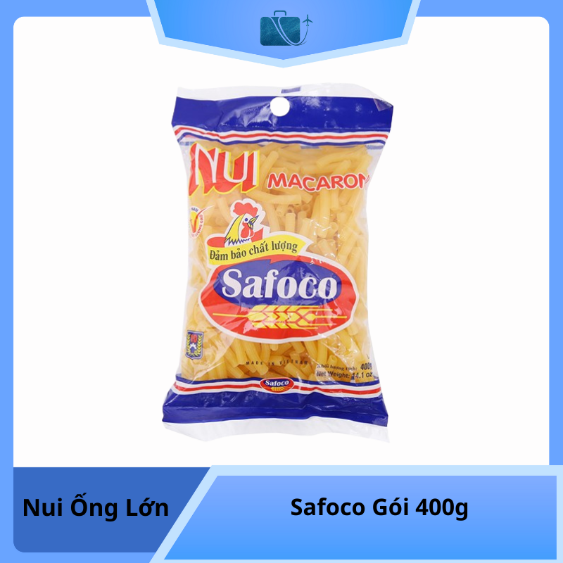 Nui Ống Lớn Safoco Gói 400g