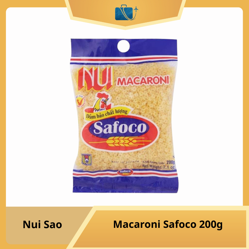 Nui Sao Macaroni Safoco 200g