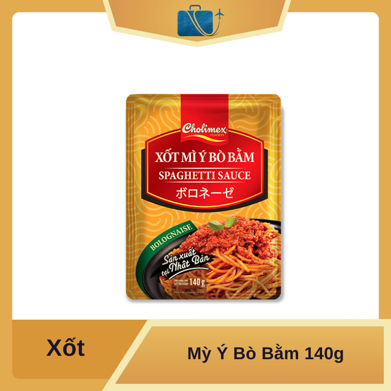 Xốt Mỳ Ý Bò Bằm Hương Vị Chuẩn 140g