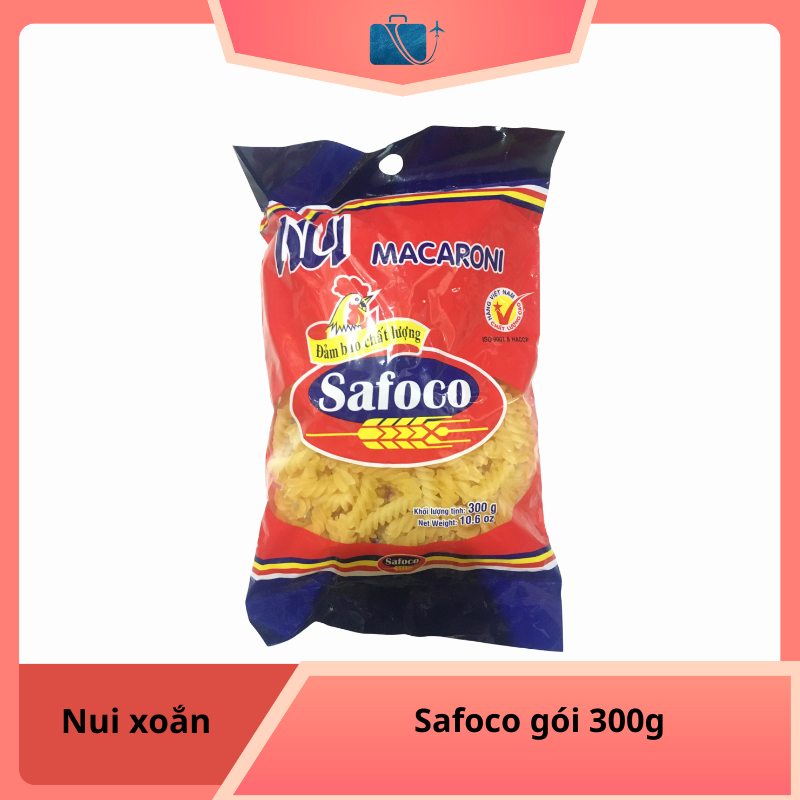 Nui xoắn Safoco gói 300g