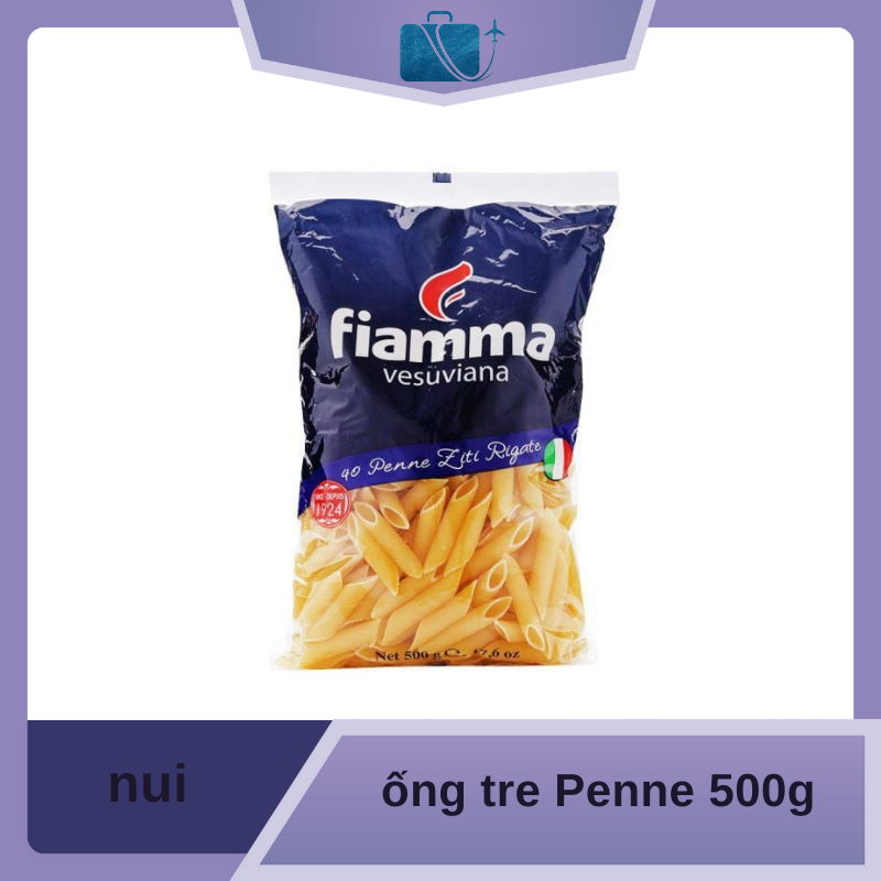 Nui Ống Tre Penne 500g – Mỳ Ý Cao Cấp Chuẩn Vị Ý