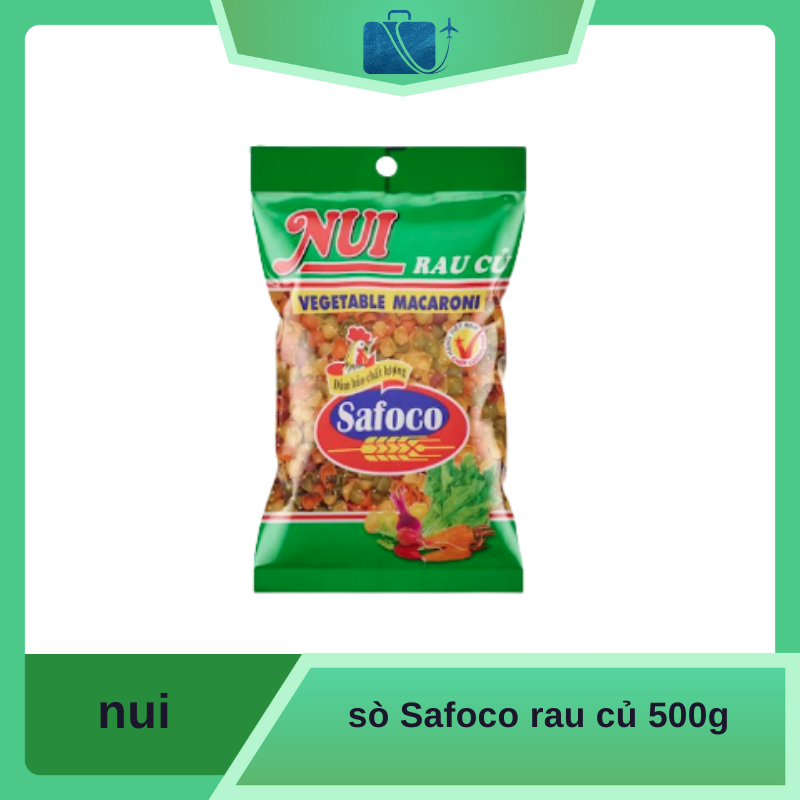 Nui Sò Safoco Rau Củ 500g