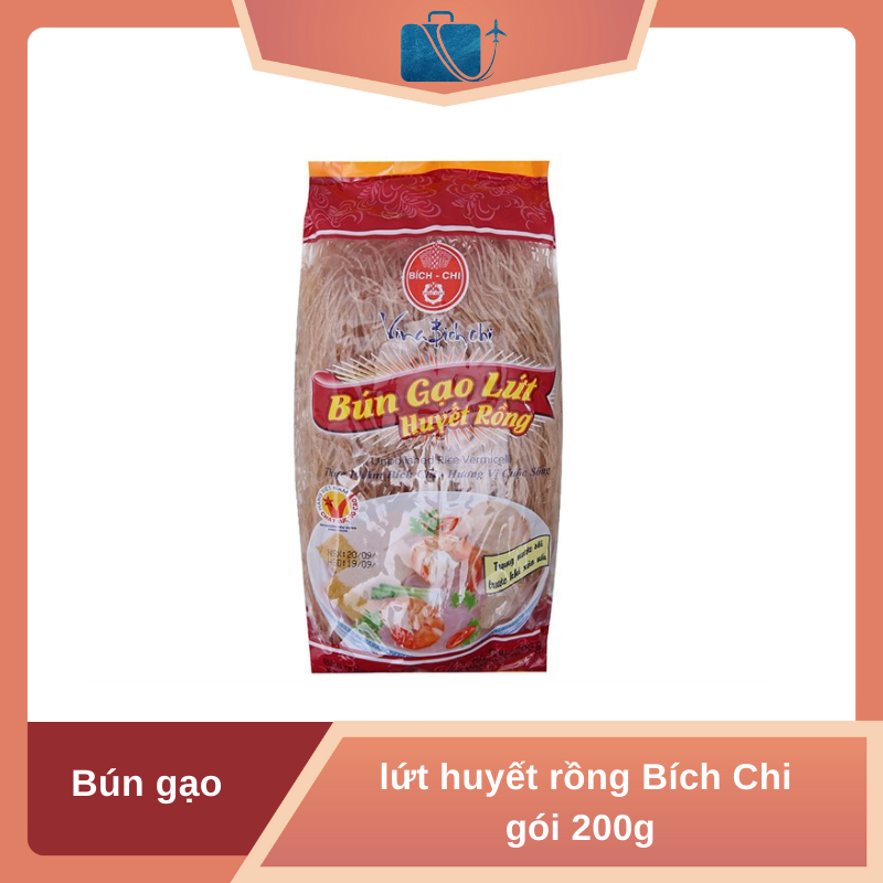 Bún gạo lứt huyết rồng Bích Chi gói 200g