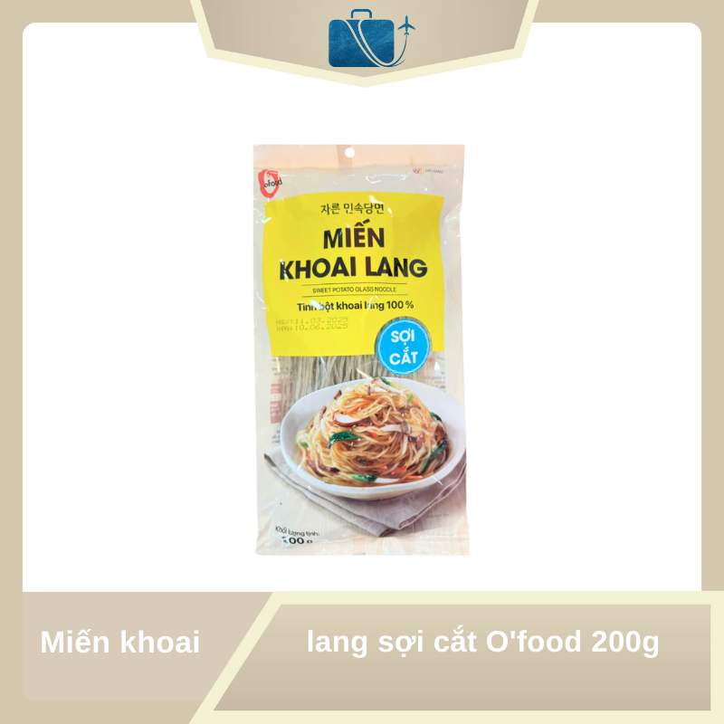 Miến khoai lang sợi cắt O'Food gói 200g