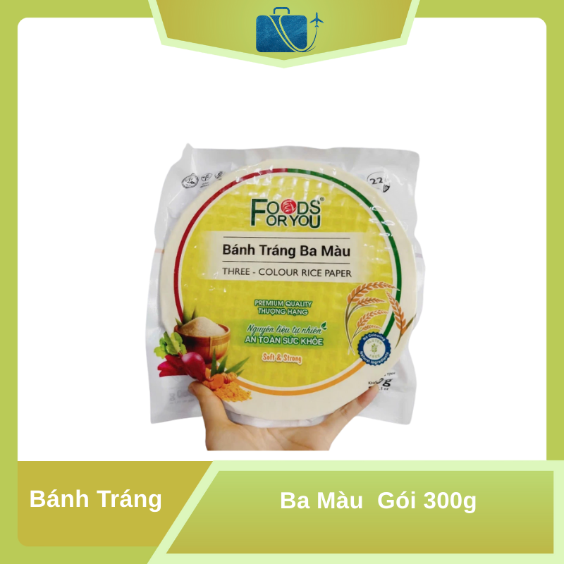 Bánh Tráng Cuốn 3 Màu Rau Củ Foods for You
