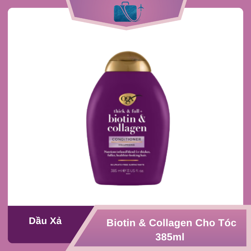 Dầu Xả OGX Thick & Full Biotin & Collagen 385ml