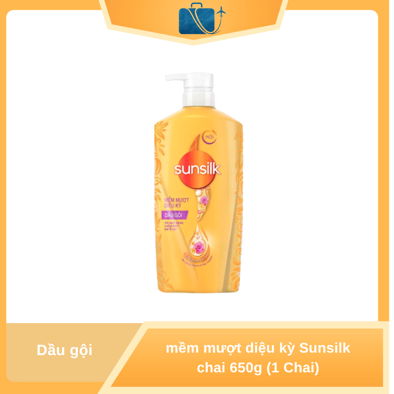 Dầu Gội Sunsilk Mềm Mượt Diệu Kỳ 650g