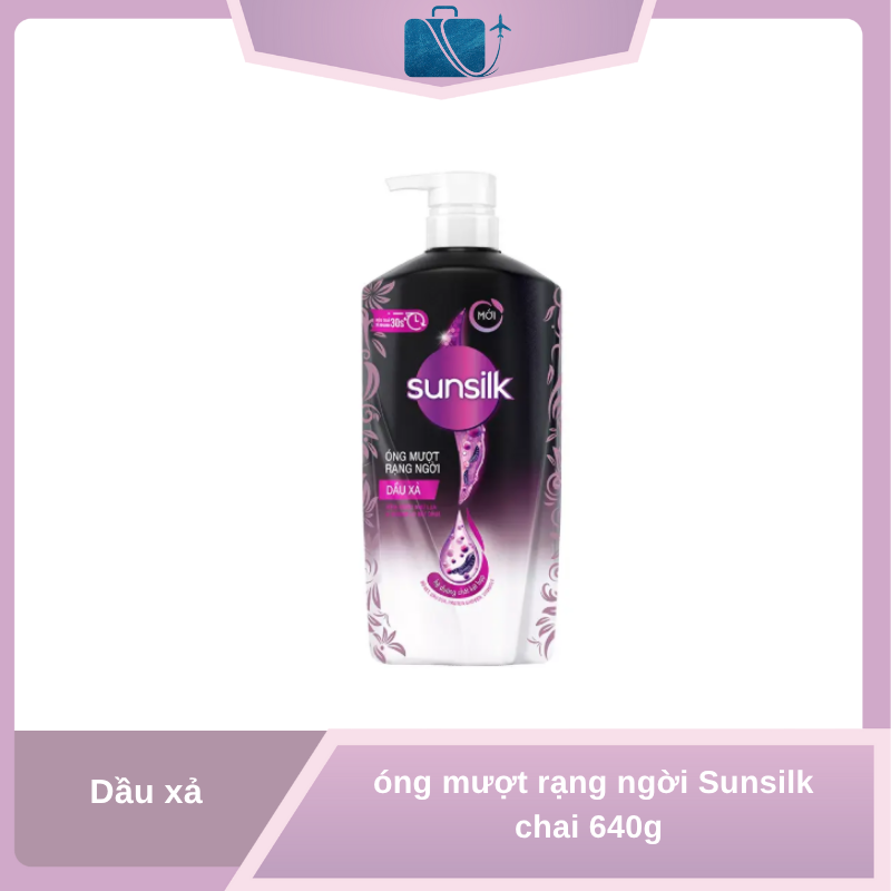 Dầu Xả Sunsilk Óng Mượt Rạng Ngời 640g