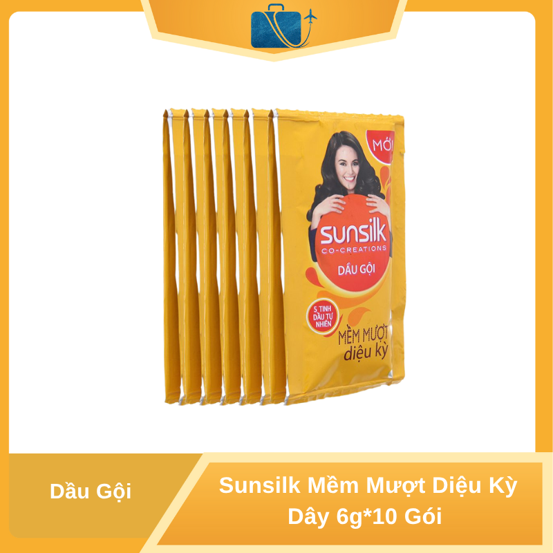 Dầu Gội Sunsilk Mềm Mượt Diệu Kỳ Dây 6g*10 Gói