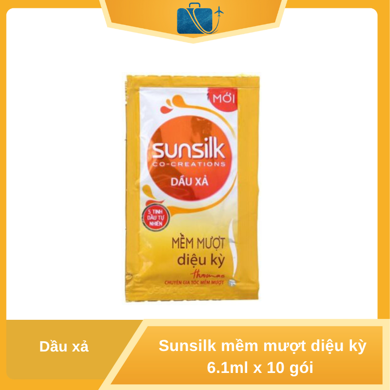 Dầu Xả Sunsilk Mềm Mượt Diệu Kỳ 6.1ml x 10 Gói