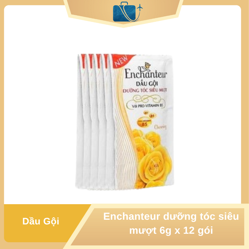 Dầu Gội Enchanteur Dưỡng Tóc Siêu Mượt 6g x 12 Gói