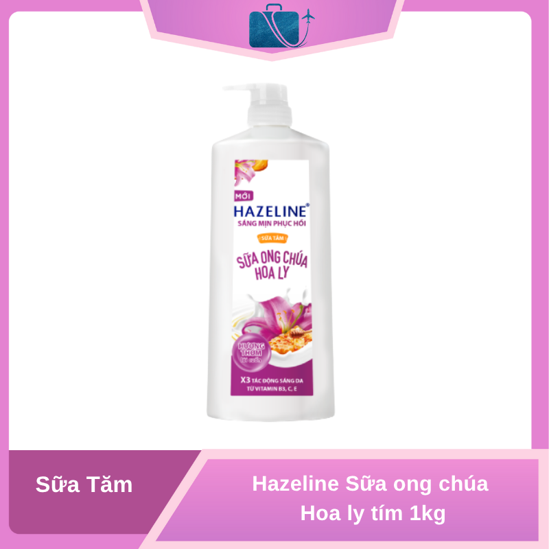 Sữa Tắm Hazeline Sữa Ong Chúa Hoa Ly Tím 1kg