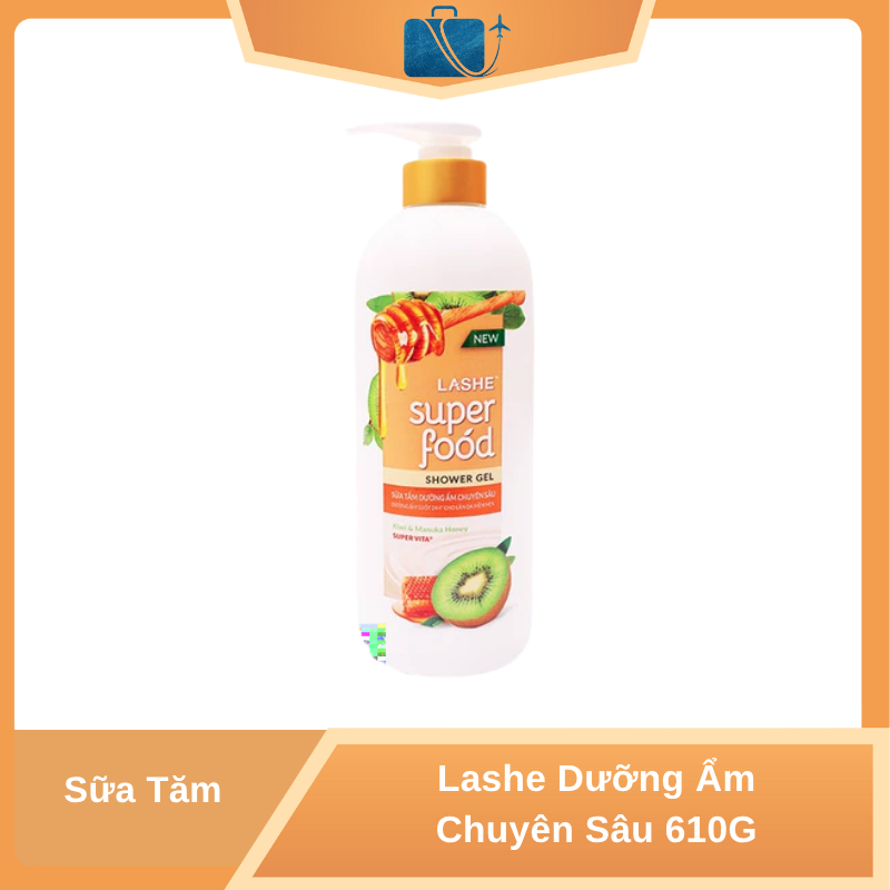 Sữa Tắm Lashe Dưỡng Ẩm Chuyên Sâu 610g