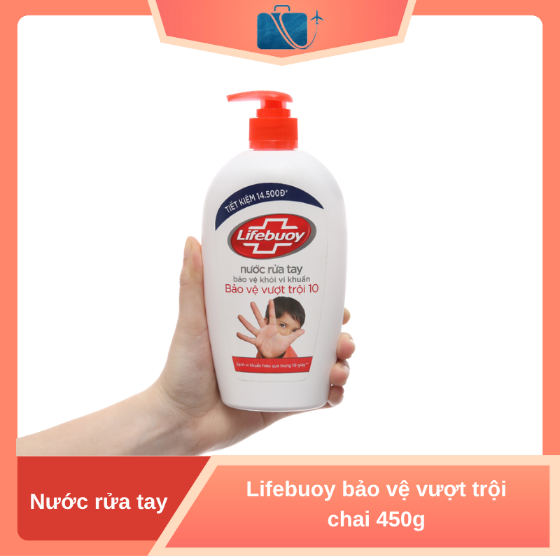 Lifebuoy bảo vệ vượt trội chai 450g