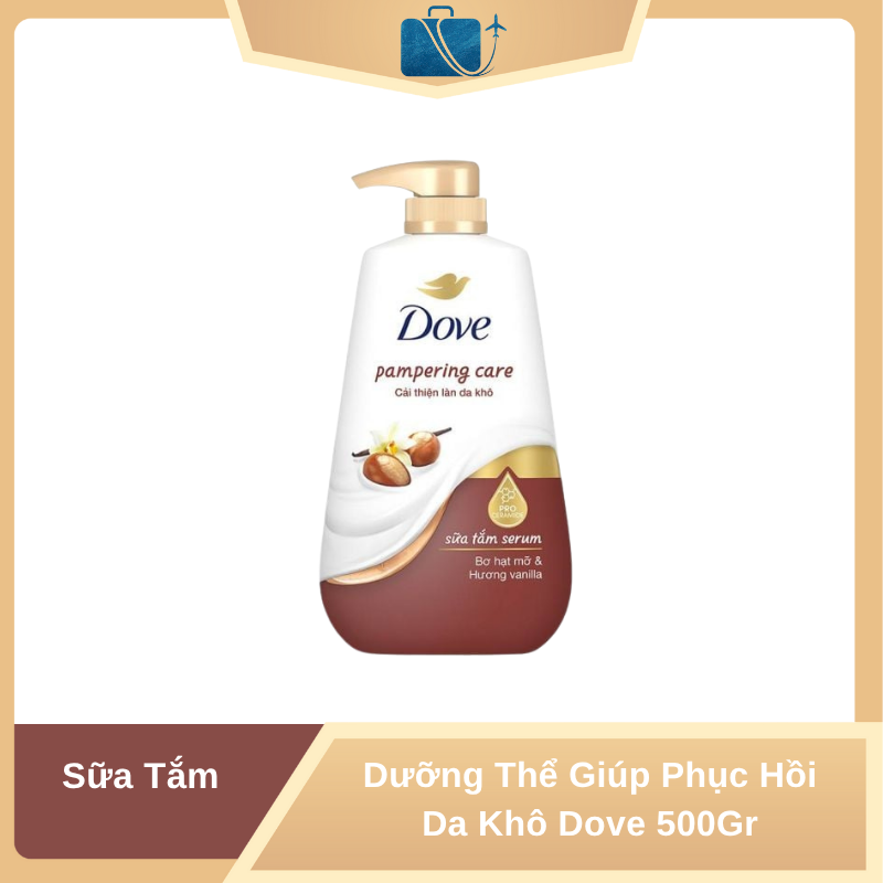Sữa Tắm Dưỡng Thể Dove Giúp Phục Hồi Da Khô 500g