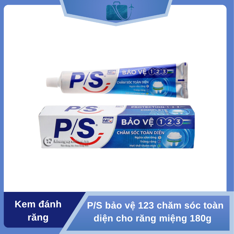 Kem Đánh Răng P/S Bảo Vệ 123 – Chăm Sóc Toàn Diện Cho Răng Miệng 180g