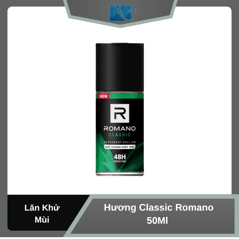 Lăn Khử Mùi Romano Classic 50ml