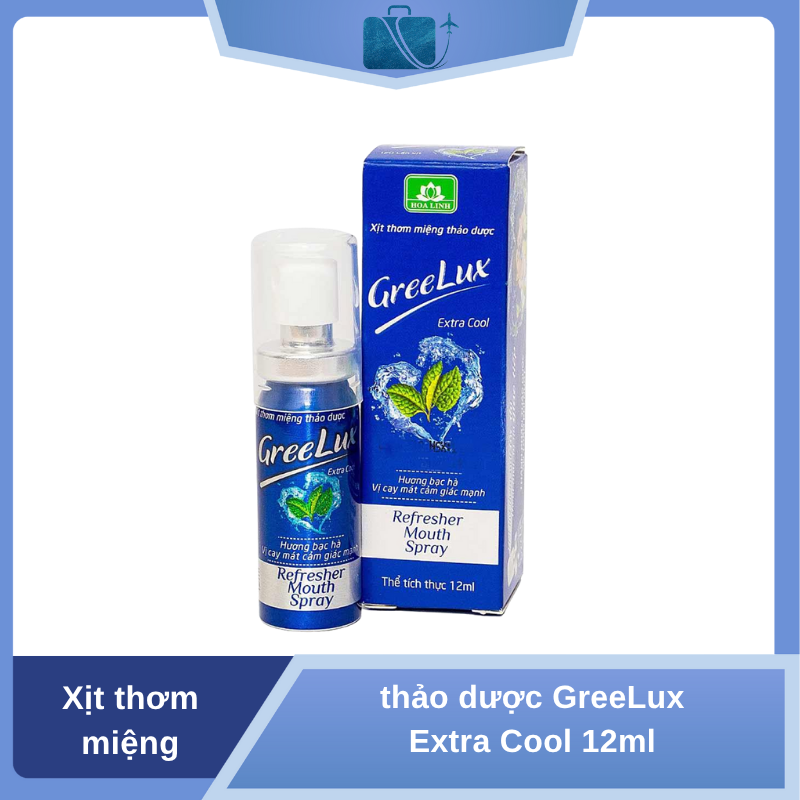 Xịt Thơm Miệng Thảo Dược GreeLux Extra Cool 12ml