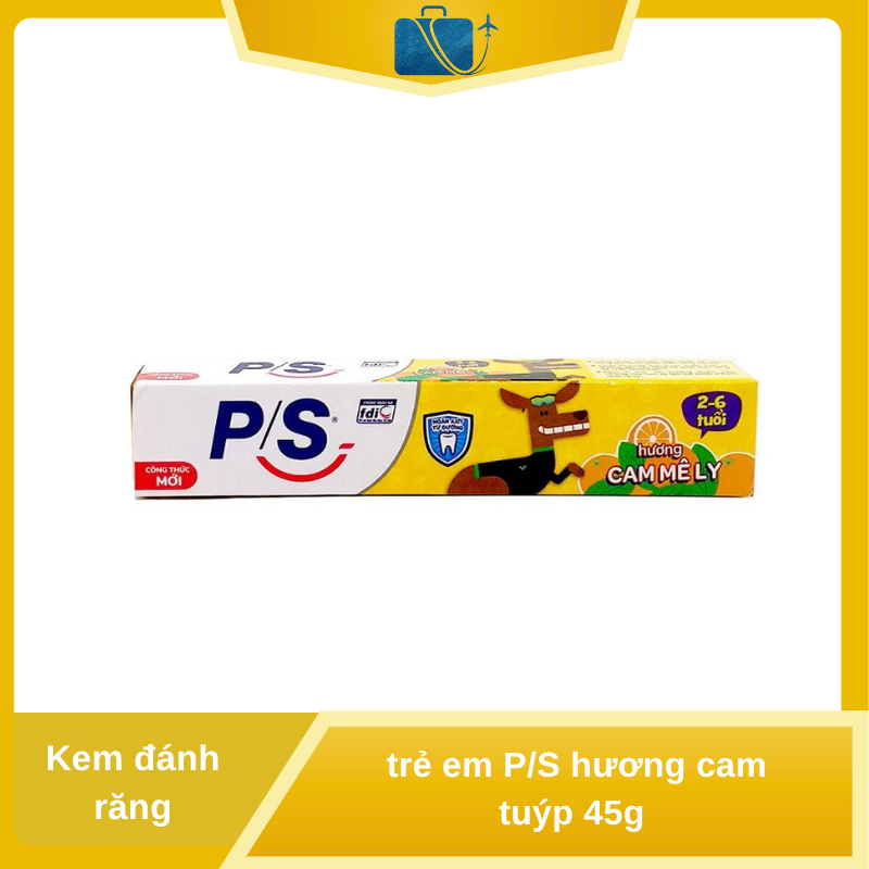 Kem Đánh Răng Trẻ Em P/S Hương Cam 45g