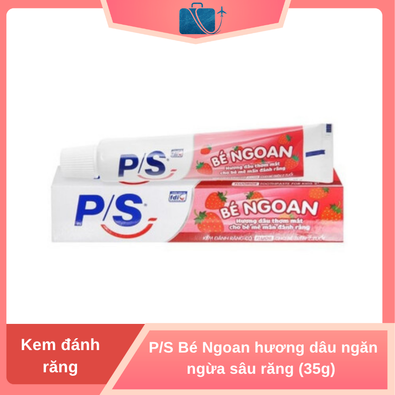 Kem Đánh Răng P/S Bé Ngoan Hương Dâu 35g