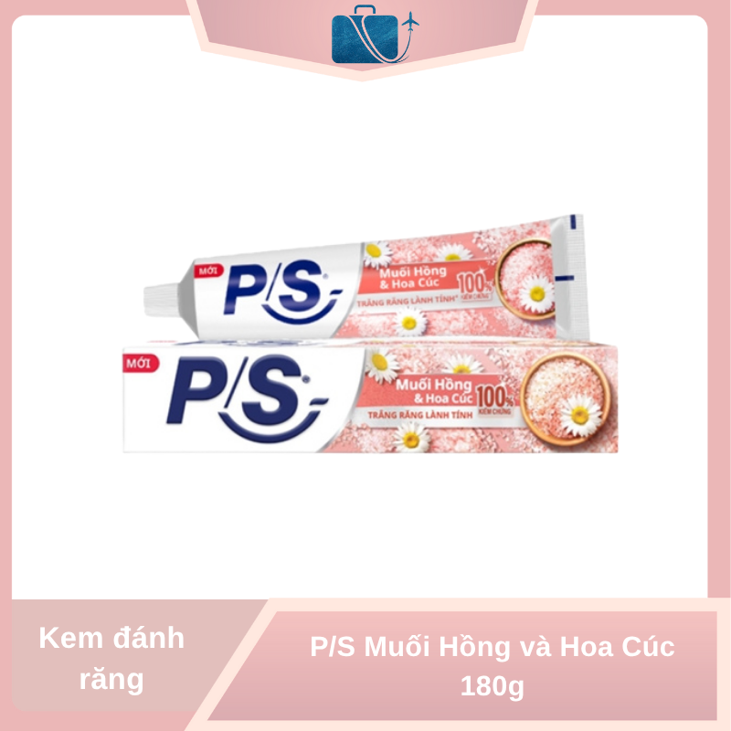 Kem Đánh Răng P/S Muối Hồng và Hoa Cúc 180g