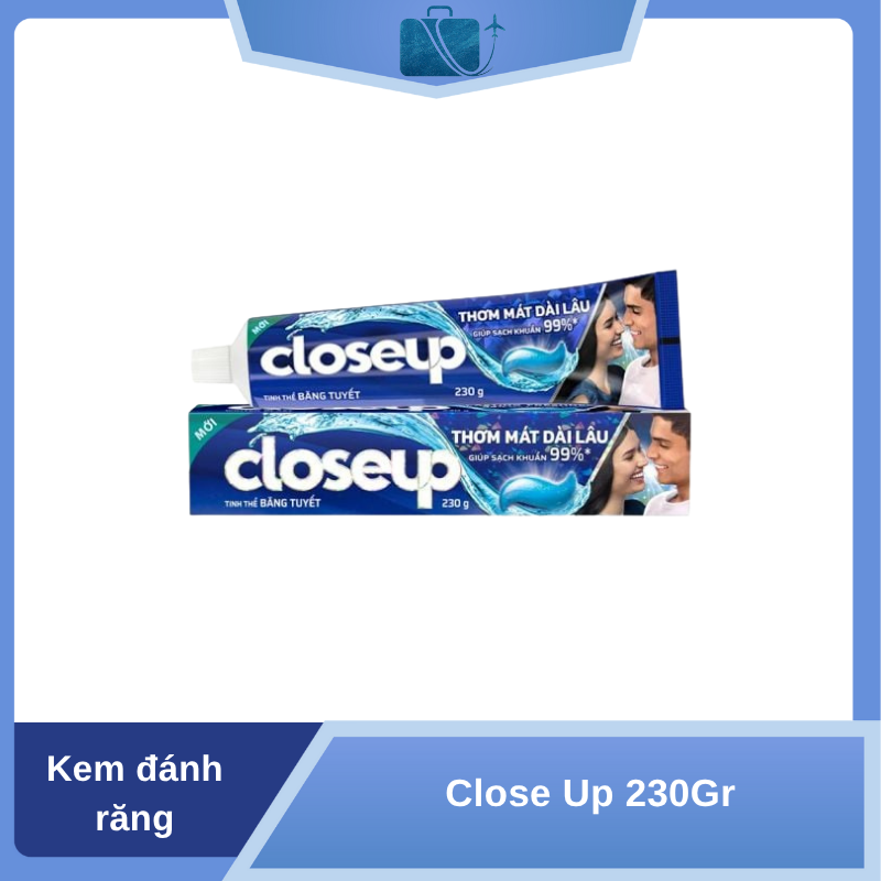 Kem Đánh Răng Closeup 230g – Hơi Thở Thơm Mát, Sạch Khuẩn