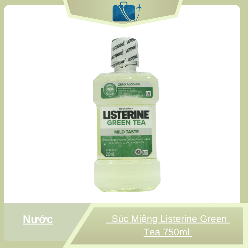 Nước súc miệng Listerine Green Tea 750ml