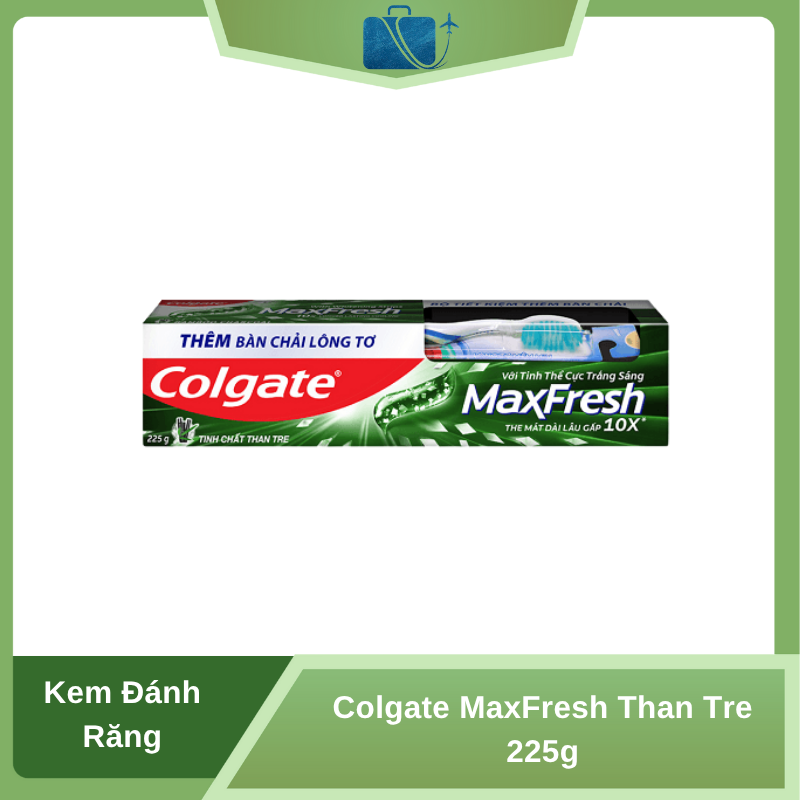 Kem Đánh Răng Colgate MaxFresh Than Tre 225g