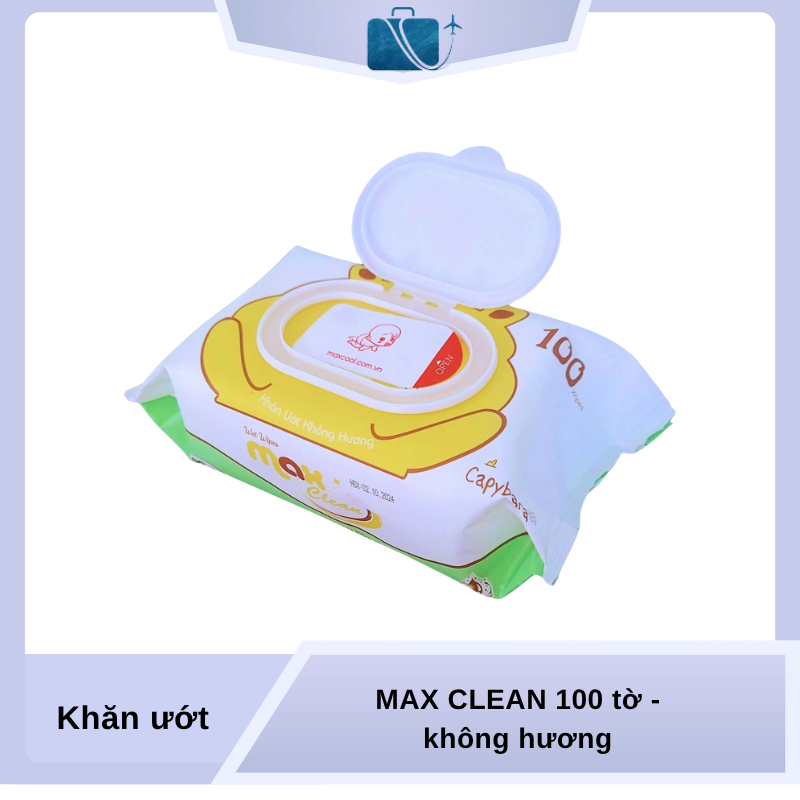 Khăn Ướt MAX CLEAN 100 Tờ