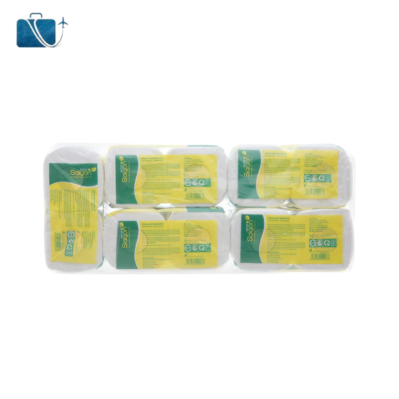 10 Cuộn Giấy Vệ Sinh Saigon Eco 2 Lớp 2