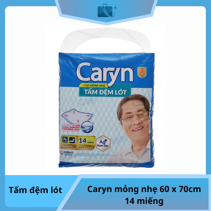 Tấm đệm lót Caryn mỏng nhẹ 60 x 70cm 14 miếng