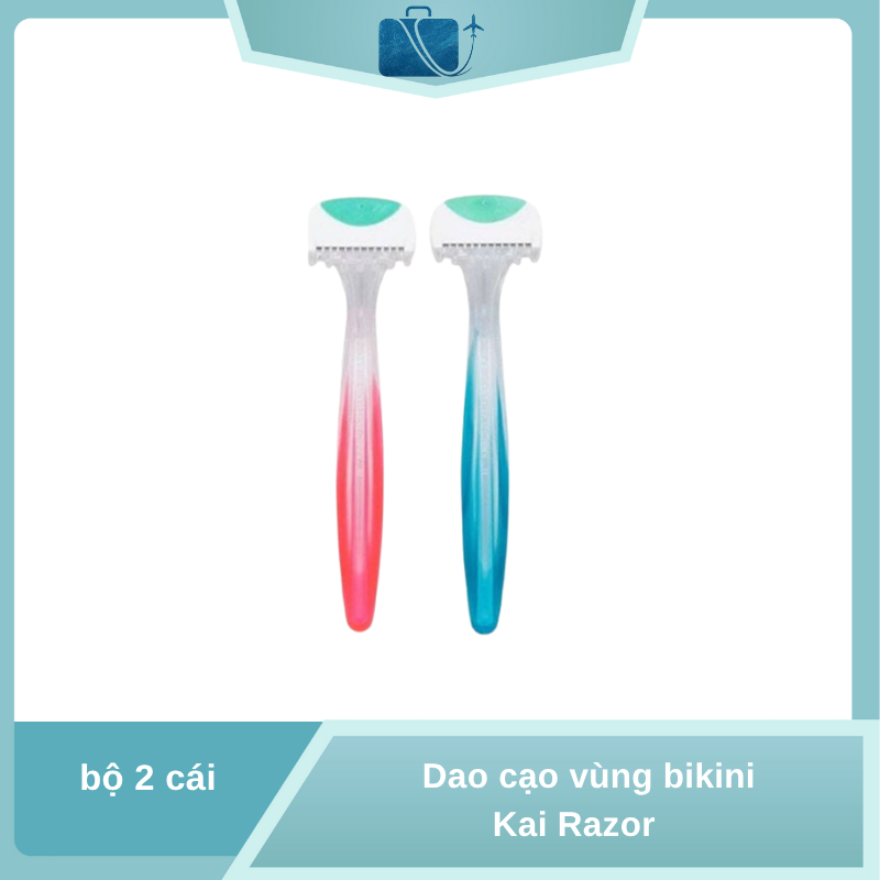 Dao cạo vùng bikini Kai Razor bộ 2 cái