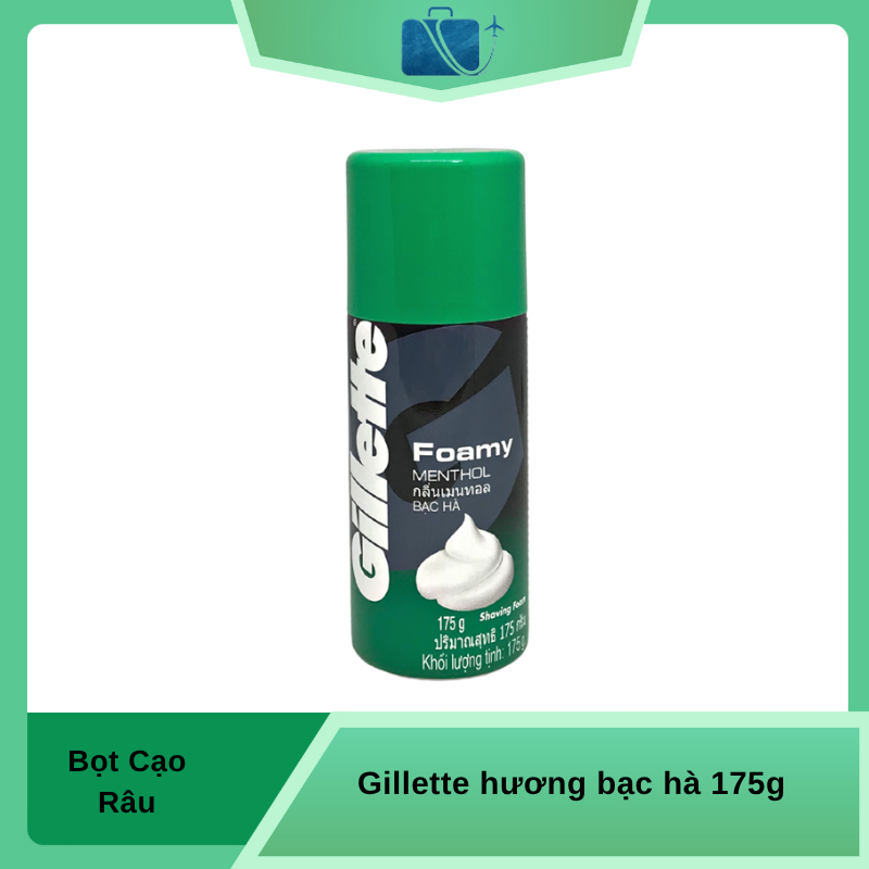 Bọt Cạo Râu Gillette Hương Bạc Hà 175g