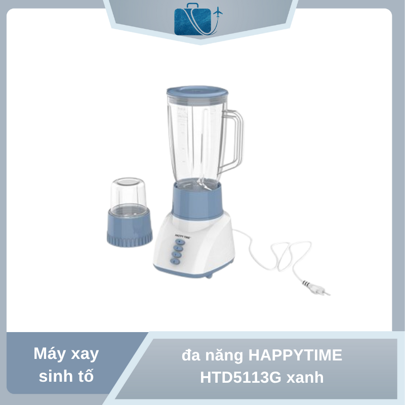 MÁY XAY SINH TỐ ĐA NĂNG HAPPYTIME HTD5113G MÀU XANH