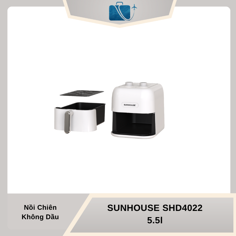Nồi Chiên Không Dầu 5.5L SUNHOUSE SHD4022