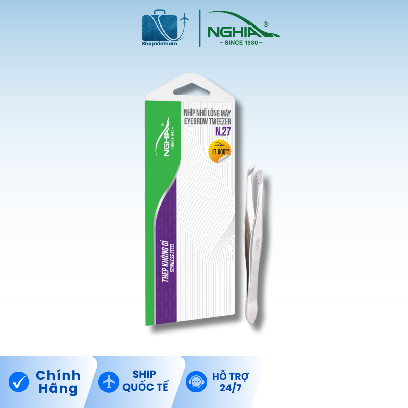 Nhíp nhổ lông mày Kềm Nghĩa N.27