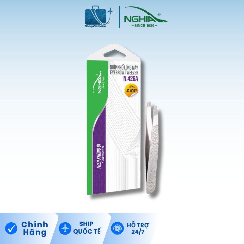 Nhíp hoa văn đồng tiền N.426A