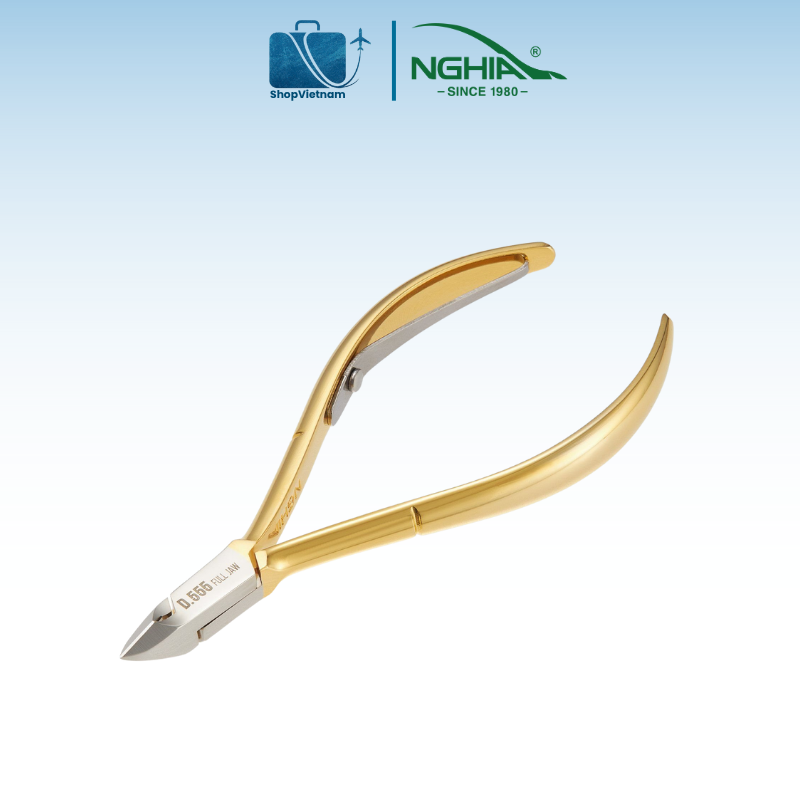 Kềm cắt da Kềm Nghĩa mạ vàng D.555KD 3