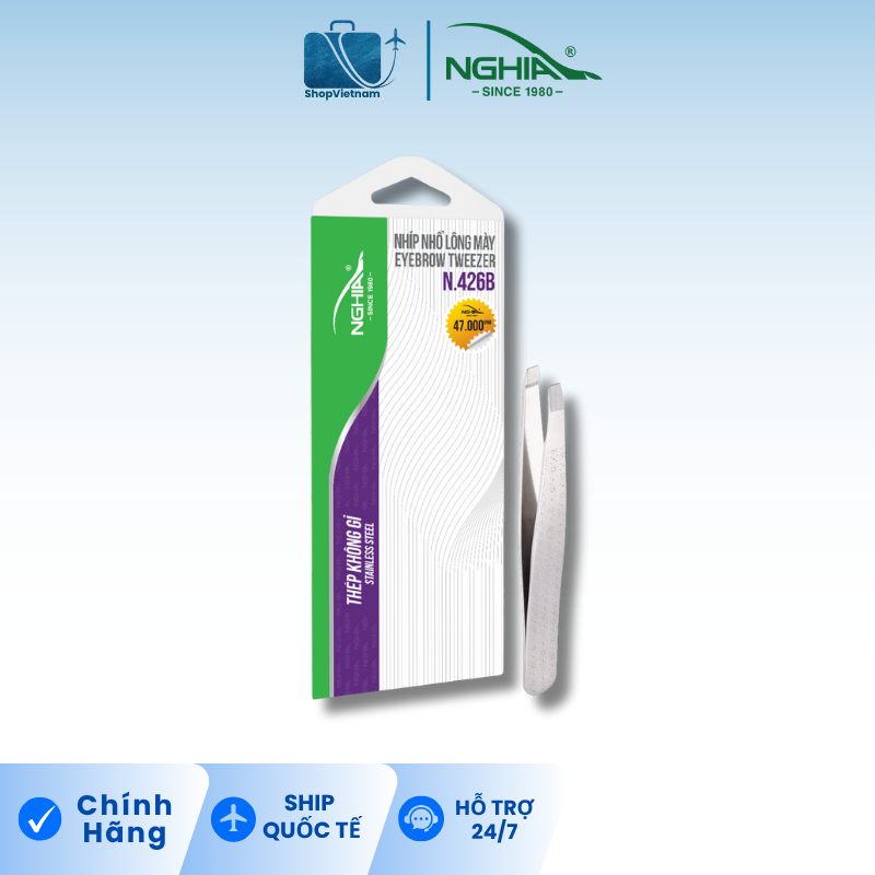 Nhíp hoa văn hình hoa N.426B