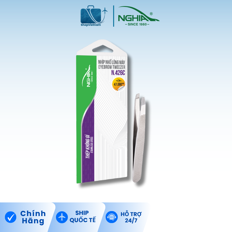 Nhíp hoa văn đồng xu N.426C